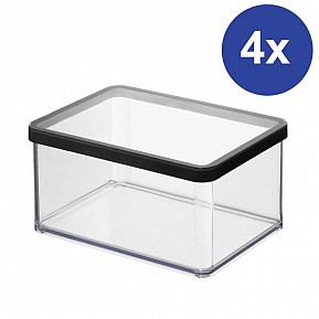 Krabička SET LOFT, 4 x 2, 25 l, bílá