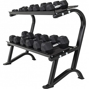 Gorilla Sports Stojan pro šestihranné jednoručky, 100 cm