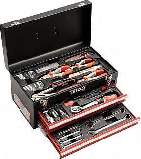 Skříňka s nářadím 1/2", 1/4" - 80 ks