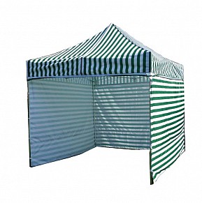 Zahradní párty stan PROFI STEEL 3 x 3 m, zelený/bílý