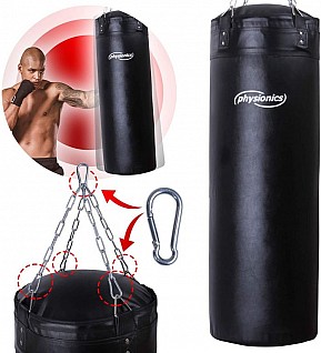 Závěsný boxovací pytel, 100 x 35 cm