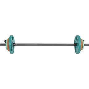 Gorilla Sports Set nakládací tyče a závaží, 20 kg