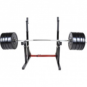 Gorilla Sports Profesionální stojan + nakládací set 170 kg