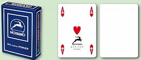 Modiano Poker karty, plastové, bílý rub