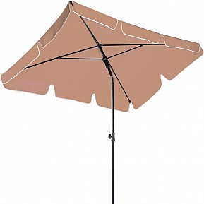 STILISTA Sklopný balkonový slunečník, 200 x 125 cm, hnědý