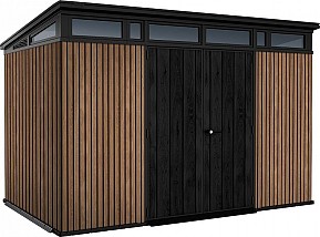 PENT domek 11 x 7, hnědý, 226 x 342 x 216 cm