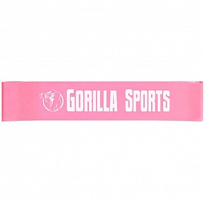 Gorilla Sports Fitness guma 10 lb, růžová