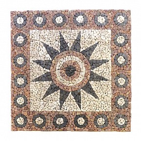 DIVERO – mozaika Květina, 120 cm x 120 cm