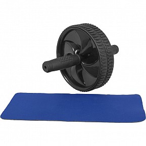 Gorilla Sports Posilovací kolečko Ab Roller + podložka