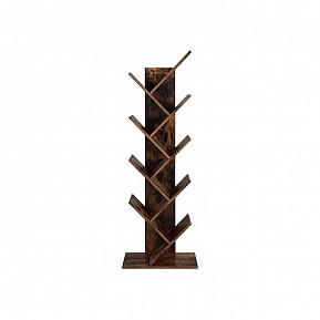 Knihovna VASAGLE Tree, 8 polic, rustikální hnědá