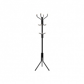 SONGMICS kovový věšák 182 cm, černý
