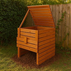 Dřevěný kompostér 1200 l – česká výroba z masivu
