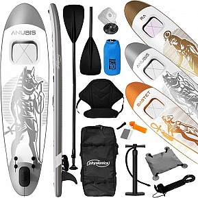PHYSIONICS Nafukovací paddleboard, bůh Anubis, 320 cm