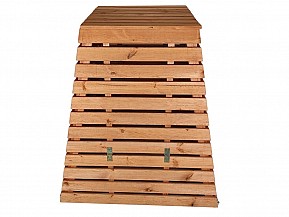 Dřevěný kompostér 1040 L pyramida - česká výroba