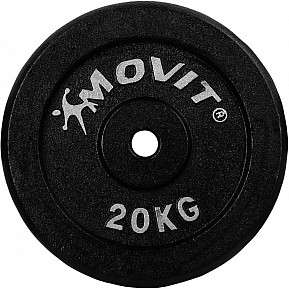 MOVIT kotouč na činku 20 kg litinový