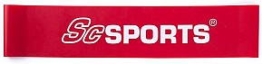 ScSPORTS odporová guma, 13,5 kg, červená