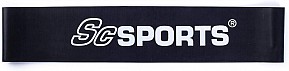 ScSPORTS odporová guma, odpor 15,8 kg, černá
