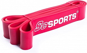 ScSPORTS odporová guma 4,5 cm, tm. růžová