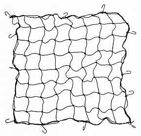 Pružná upevňovací síť 100x100 cm