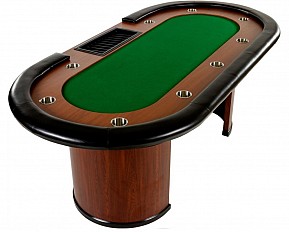 XXL pokerový stůl Royal Flush, 213 x 106 x 75cm, zelená