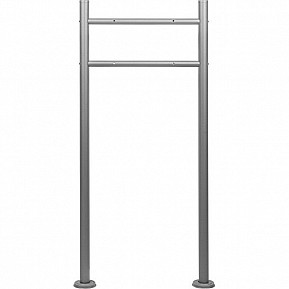 STILISTA Stojan na poštovní schránku, 120 cm, stříbrná