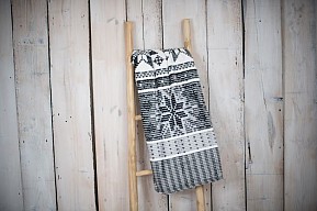 Mikroplyšová deka, 150 x 200 cm, šedé vločky