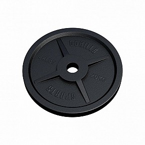 Gorilla Sports Zátěžový kotouč 50/51 mm, litina, 20 kg