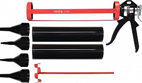 Vytlačovací pistole s nádobou, 330 mm