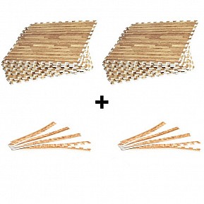 Gorilla Sports Sada ochranných podložek + koncovky, 16 kusů