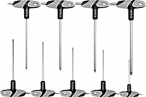 Sada šroubováky T TORX s otvorem 9 ks T10 - T50