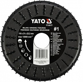 Rotační rašple frézovací univerzální 118 mm