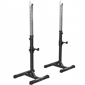 GorillaSports Stojan na tyč, polohovatelný, 160 cm