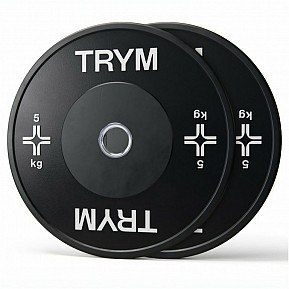 TRYM Set Bumper kotoučů, 2 x 5 kg