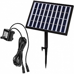 STILISTA Solární čerpadlo 26,5 x 45 cm, 5 W, černá