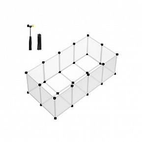 Modulární ohrádka pro malá zvířata, 125x63x42 cm