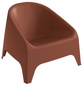 MATERA plastové křeslo, terracotta