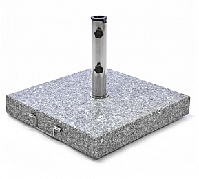 Stojan na slunečník, žula / nerezová ocel, 50 kg