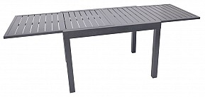 Zahradní stůl, hliníkový, rozkládací, antracit