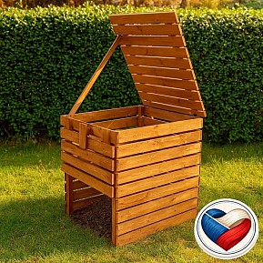 Dřevěný kompostér 800 l – česká výroba z masivu