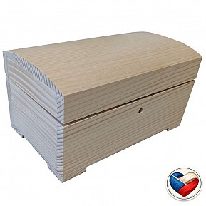 Dřevěná uzamykatelná truhlička 20×11×12,5 cm, česká výroba