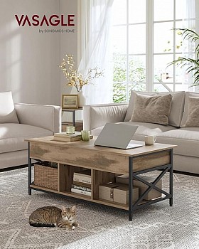 Konferenční stolek s výškově nastavitelnou deskou