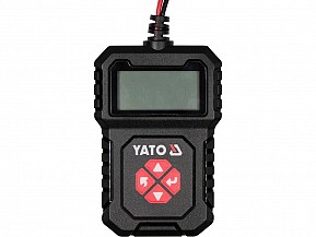 Tester autobaterií s LCD displejem, 12V, 100-2000A, YATO