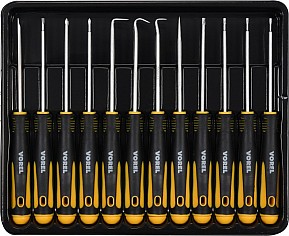 Sada šroubováků a háčků pro jemnou mechaniku 12 ks