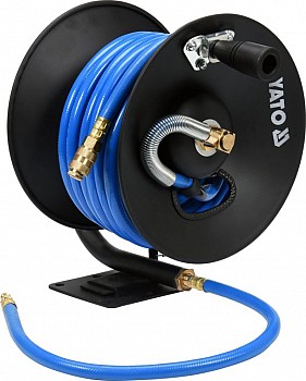 Vzduchová hadice s navijákem 1/4", 15 m