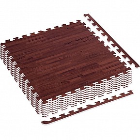 MOVIT Sada ochranných podložek, tmavé dřevo, 3 m²
