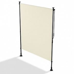 Svislá markýza na balkon 150x228-316 cm, UV ochrana, béžová