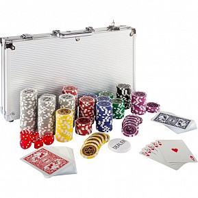 GamesPlanet Poker set, 300 laser. žetonů Ultimate