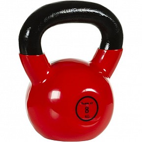 MOVIT Kettlebell činka s vinylovým potahem, 8 kg