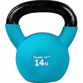 MOVIT Kettlebell činka světle modrá, 14 kg