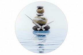 Nástěnné hodiny WENKO 37 cm - meditace